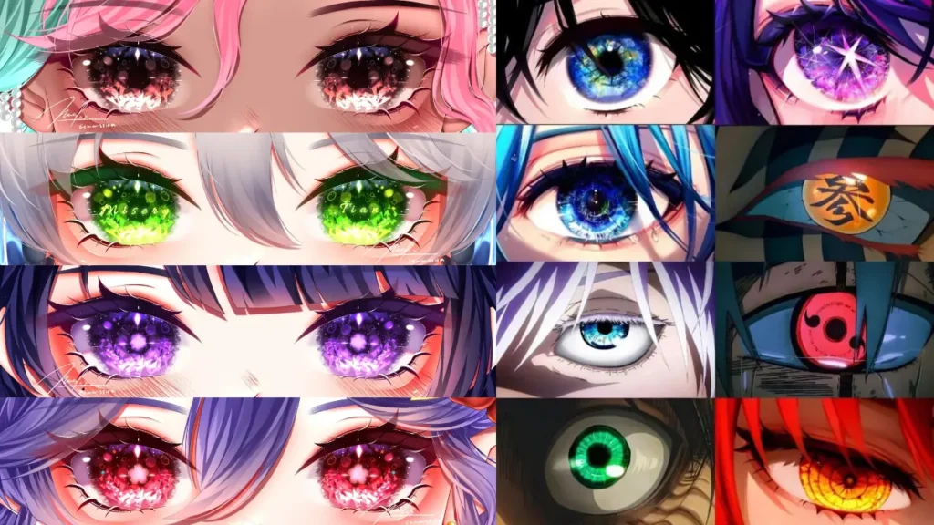 Colors and Their Meanings Anime Eyes